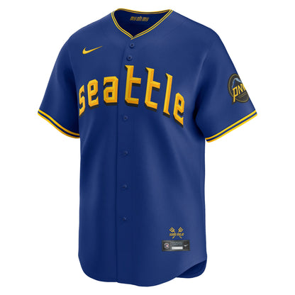 Cal Raleigh Seattle Mariners Nike City Connect Limited Jersey - Blue
