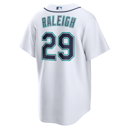 Cal Raleigh Seattle Mariners Nike Home Replica Jersey - White