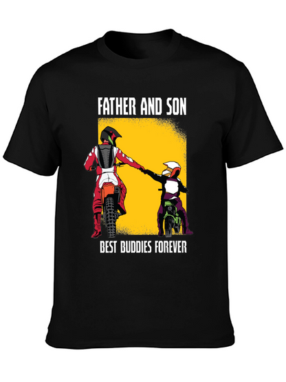Father and Son Best Buddies Forever T-Shirt