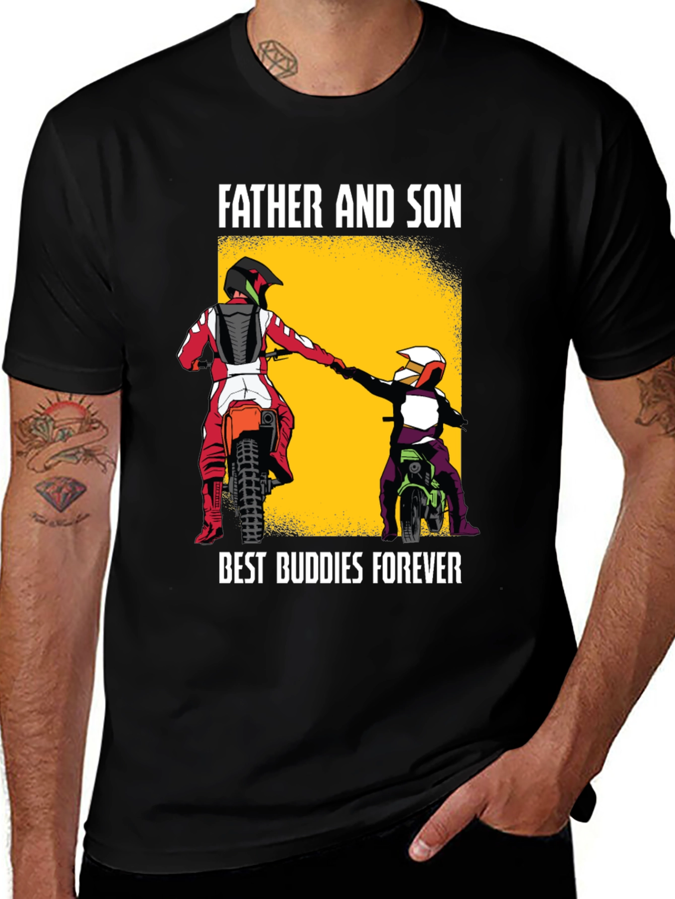 Father and Son Best Buddies Forever T-Shirt