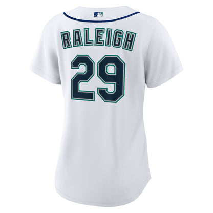 Cal Raleigh Seattle Mariners Nike Women's Home Replica Jersey - White