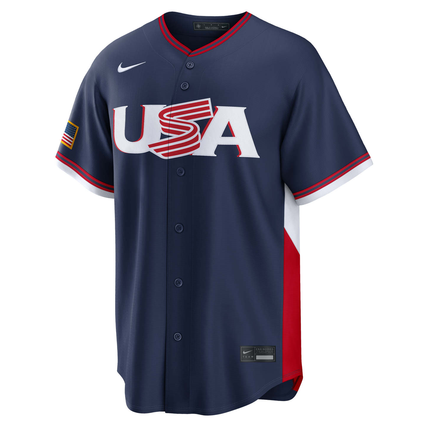 Cal Raleigh USA Baseball Nike 2026 World Baseball Classic Road Stadium Jersey - Navy