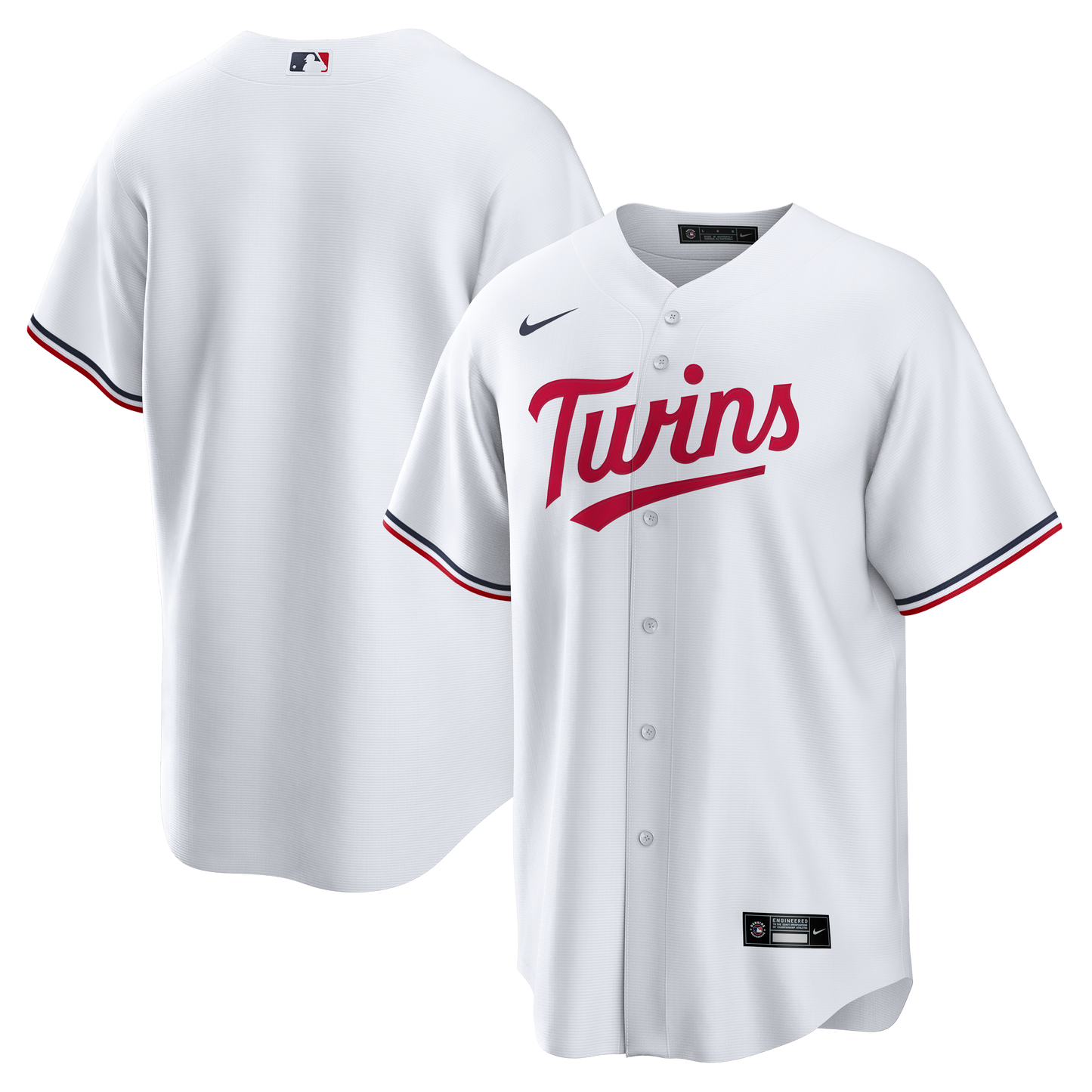 Minnesota Twins Nike Home Big &amp;amp; Tall Replica Jersey - White