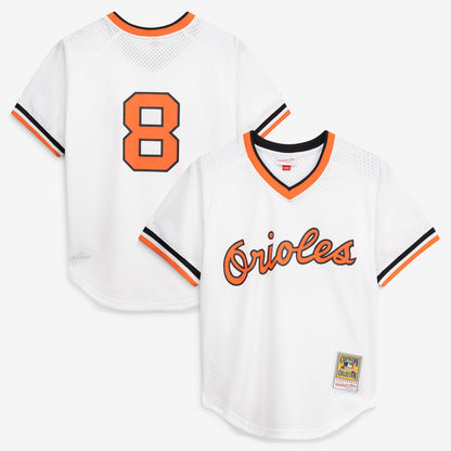 Cal Ripken Jr. Baltimore Orioles Mitchell &amp;amp; Ness Authentic Batting Practice Jersey - White