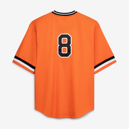 Cal Ripken Jr. Baltimore Orioles Profile Big &amp;amp; Tall Cooperstown Collection Mesh Batting Practice Jersey - Orange