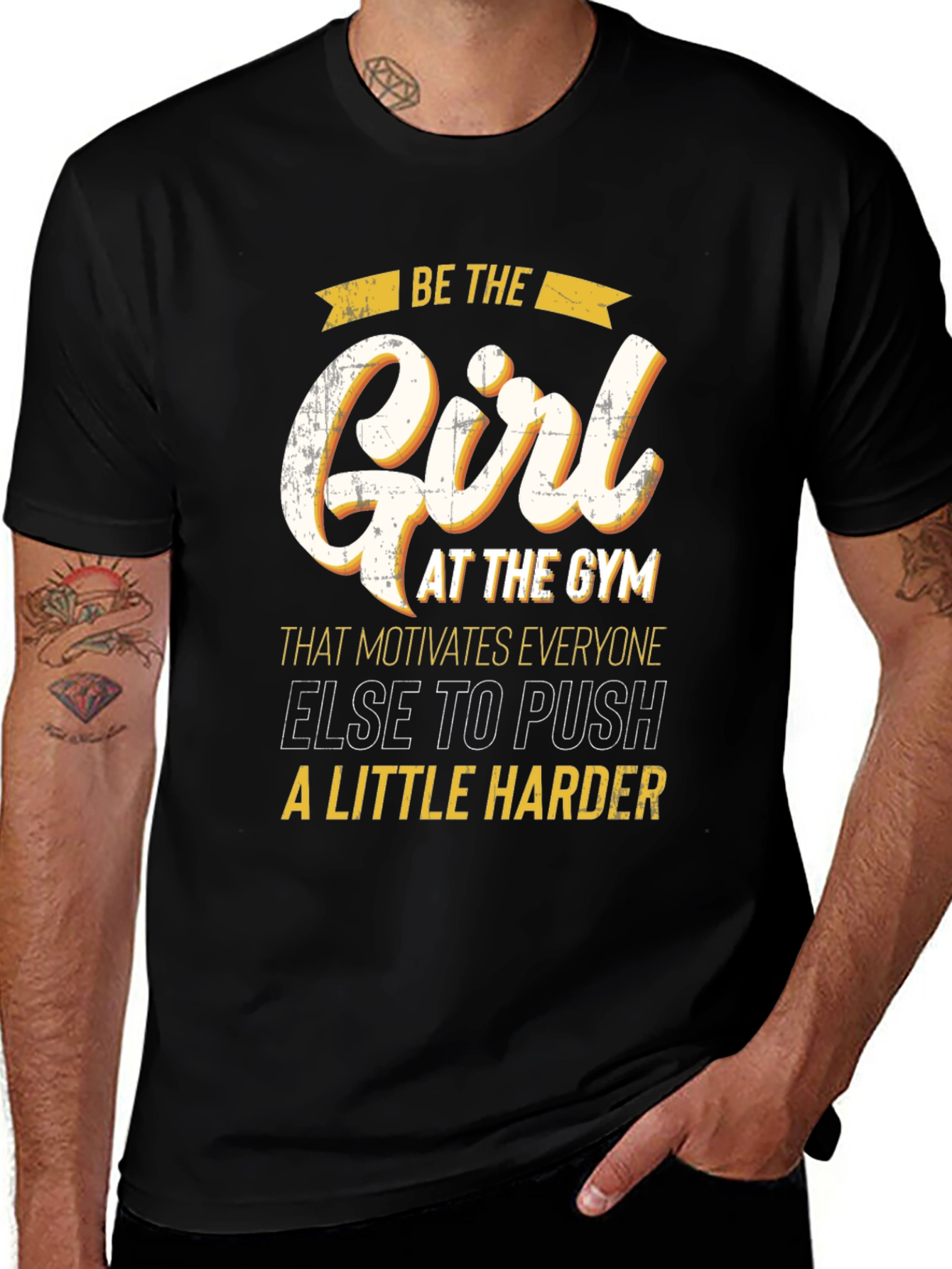 Motivational Gym Girl T-Shirt