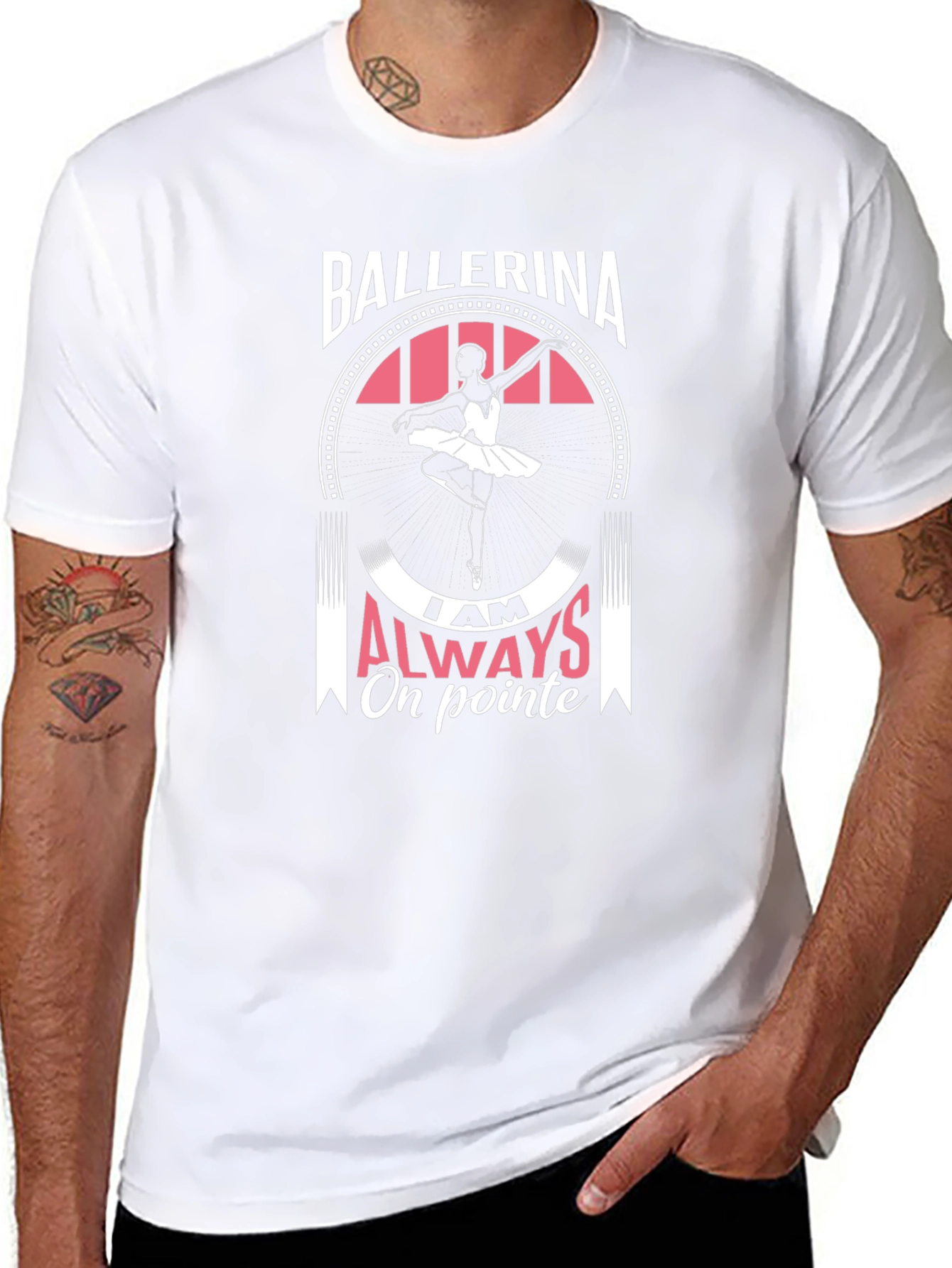 Ballerina Always On Pointe Graphic T-Shirt