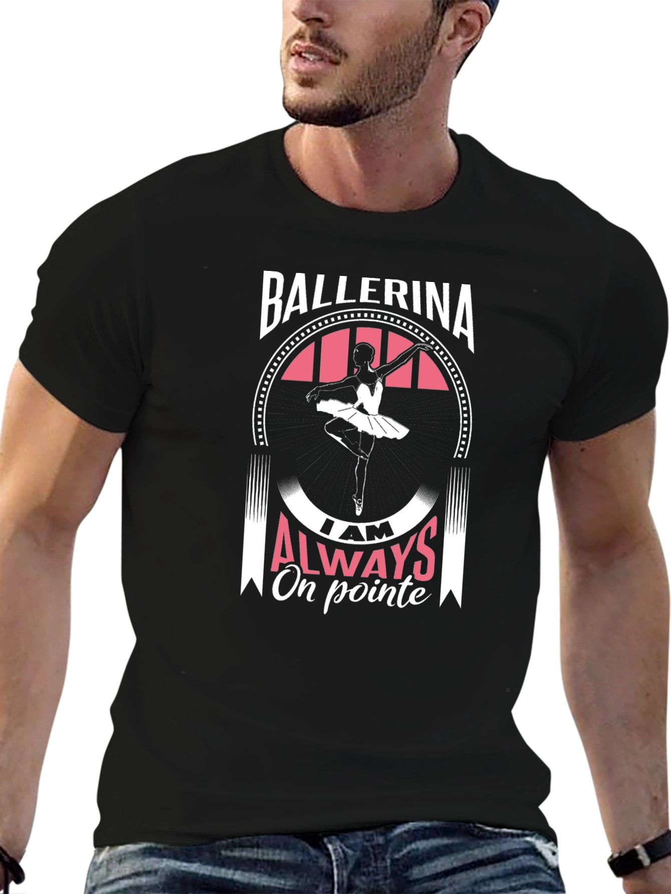 Ballerina Always On Pointe Graphic T-Shirt