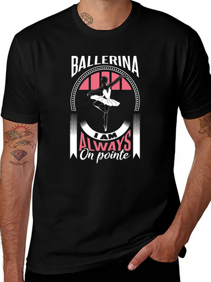 Ballerina Always On Pointe Graphic T-Shirt