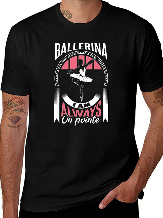 Ballerina Always On Pointe Graphic T-Shirt