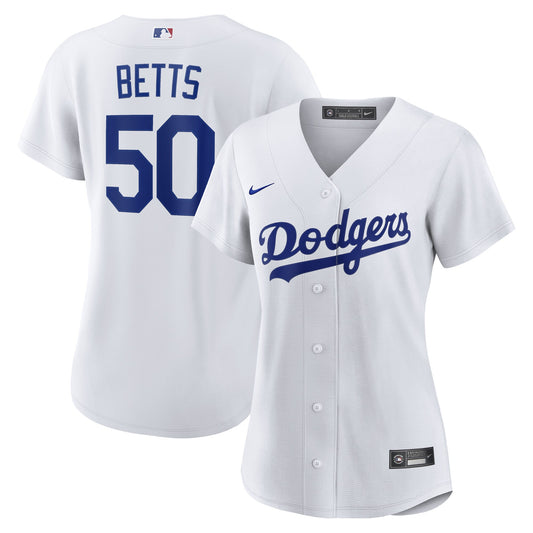 Mookie Betts Los Angeles Dodgers Nike Women's Home Replica Jersey - White