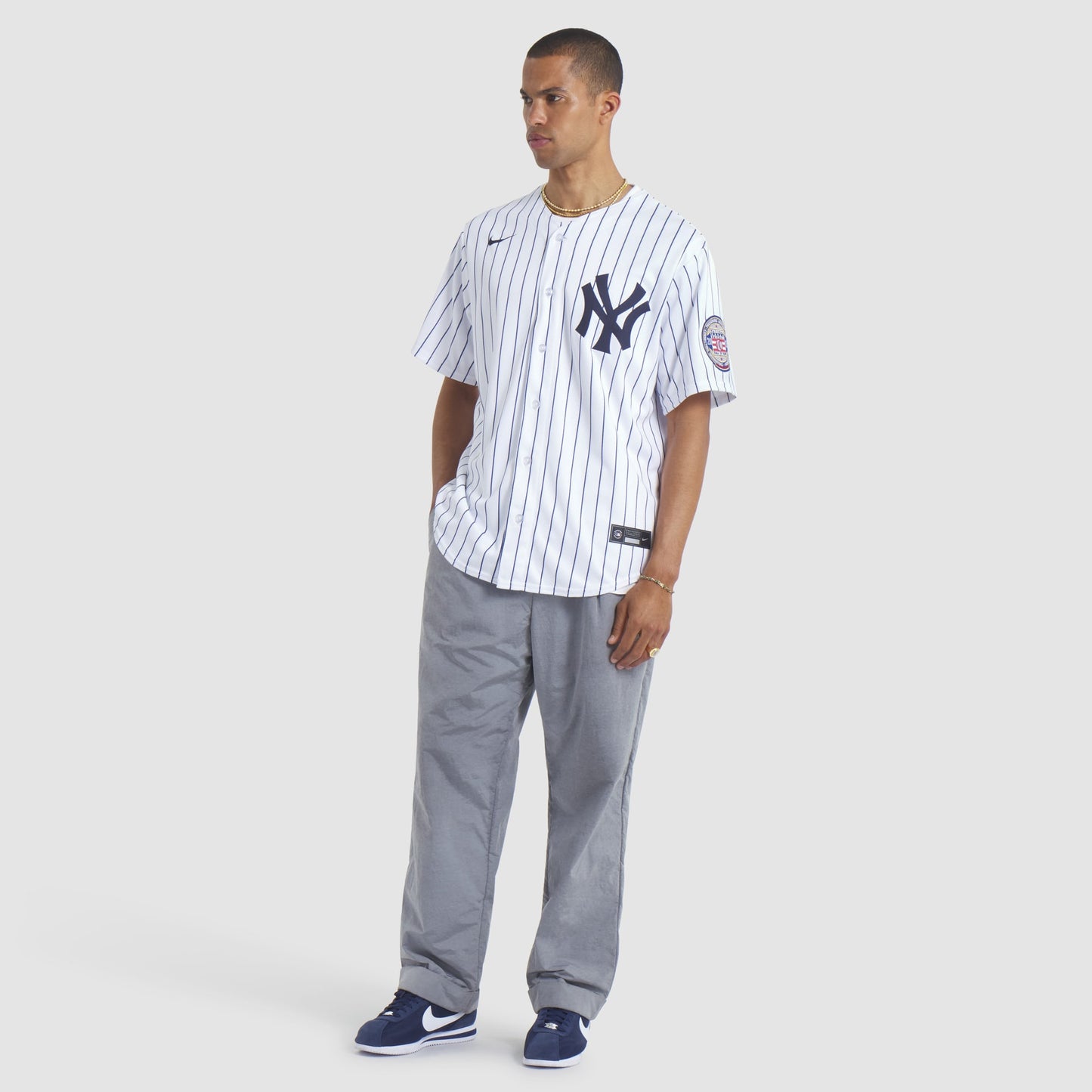 CC Sabathia New York Yankees Nike 2025 Baseball Hall of Fame Name &amp;amp; Number Retired Replica Jersey - White