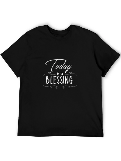 Today is a Blessing Black Graphic Tee