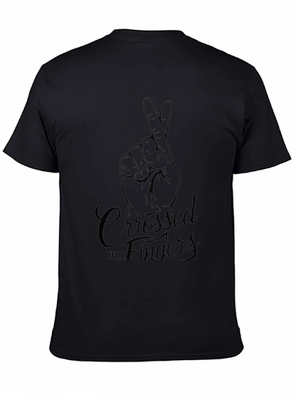Crossed Fingers Graphic T-Shirt - Lucky Charm Tee