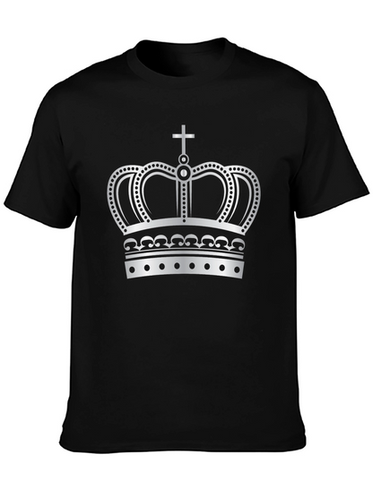 Crown Graphic Tee - Regal Style