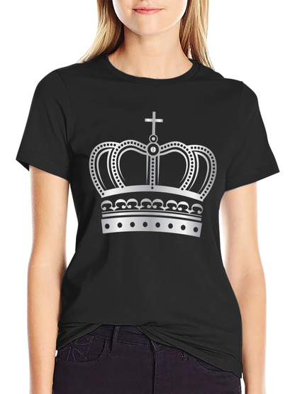 Crown Graphic Tee - Regal Style