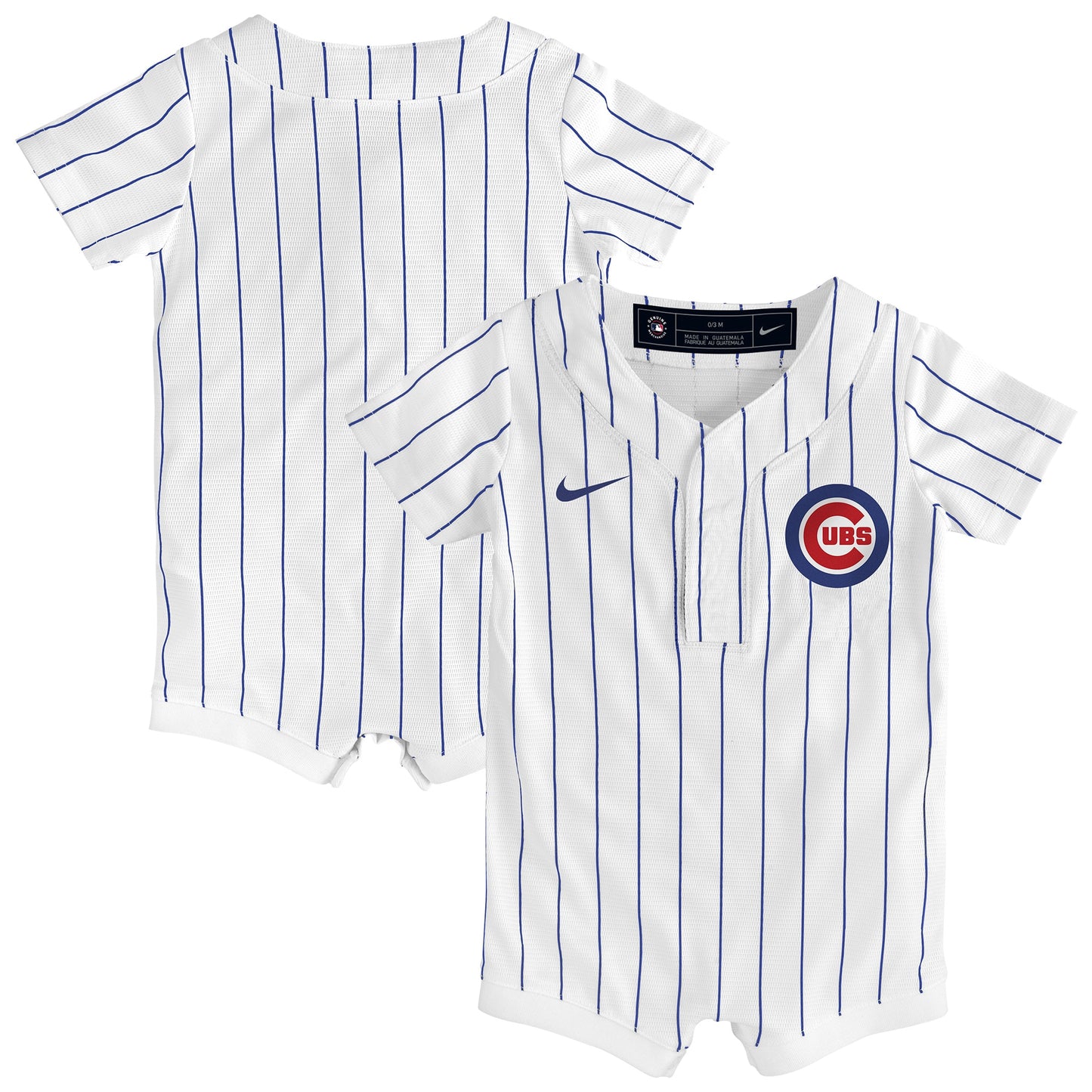 Chicago Cubs Nike Newborn &amp;amp; Infant Home Replica Romper Jersey - White