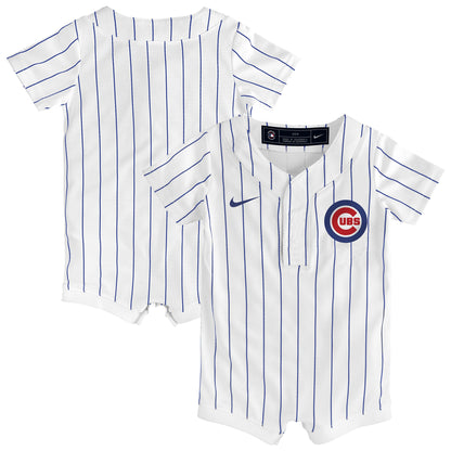 Chicago Cubs Nike Newborn &amp;amp; Infant Home Replica Romper Jersey - White