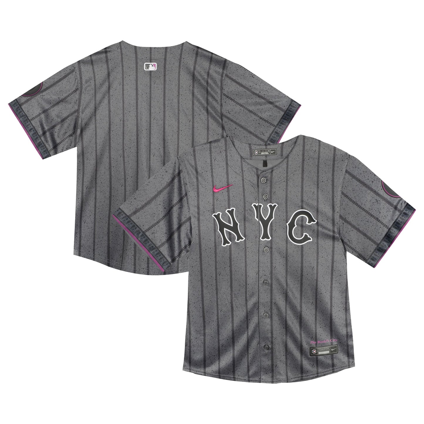 New York Mets Nike Infant 2024 City Connect Limited Jersey - Gray