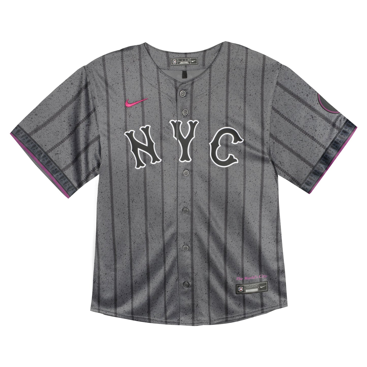 New York Mets Nike Infant 2024 City Connect Limited Jersey - Gray