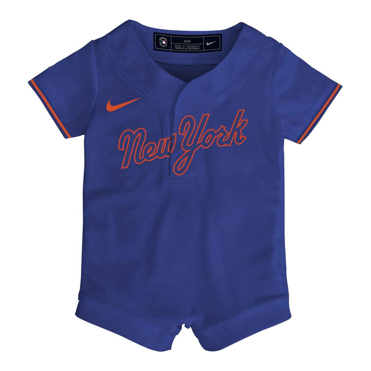 New York Mets Nike Newborn &amp;amp; Infant Alternate Replica Romper Jersey - Royal