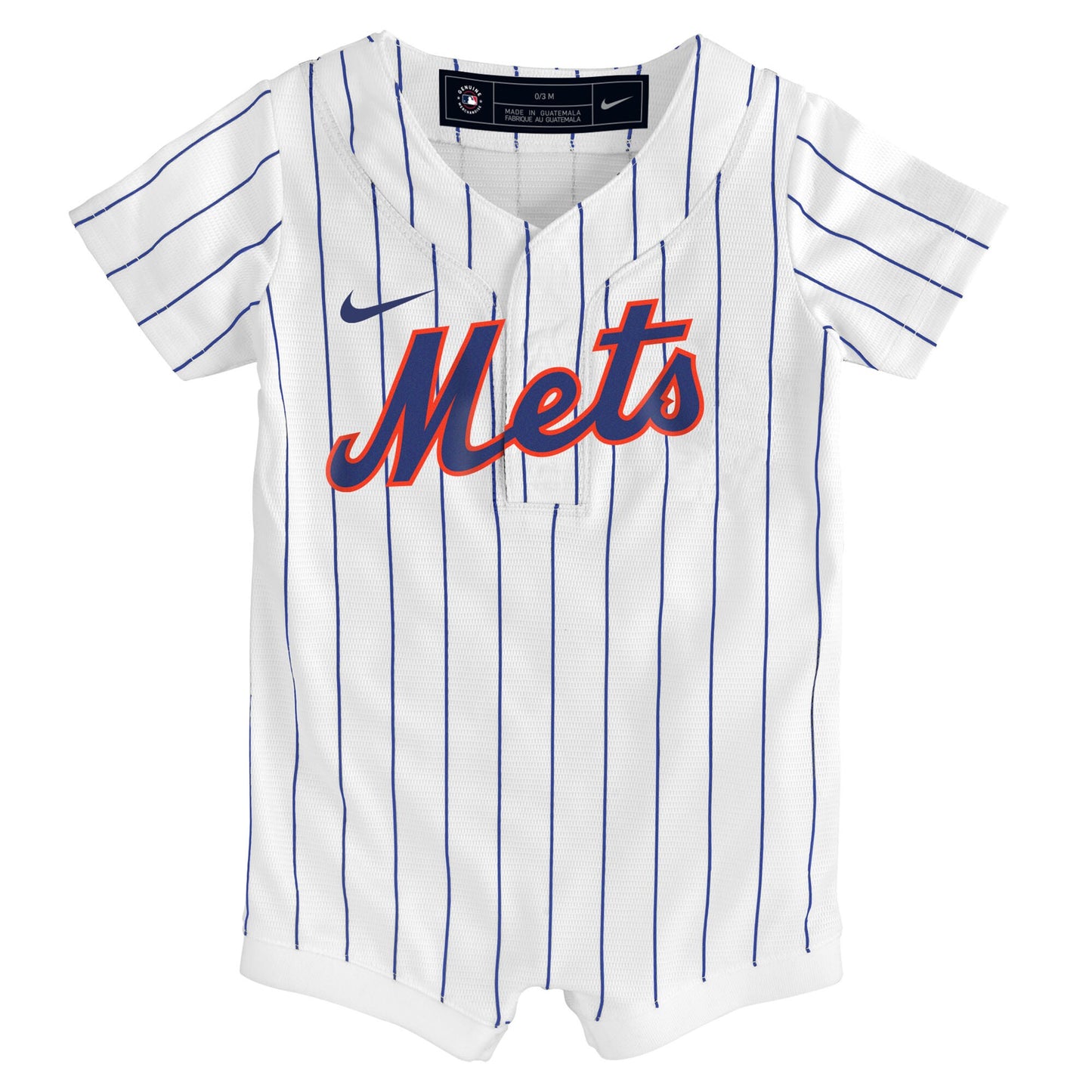 New York Mets Nike Newborn &amp;amp; Infant Home Replica Romper Jersey - White