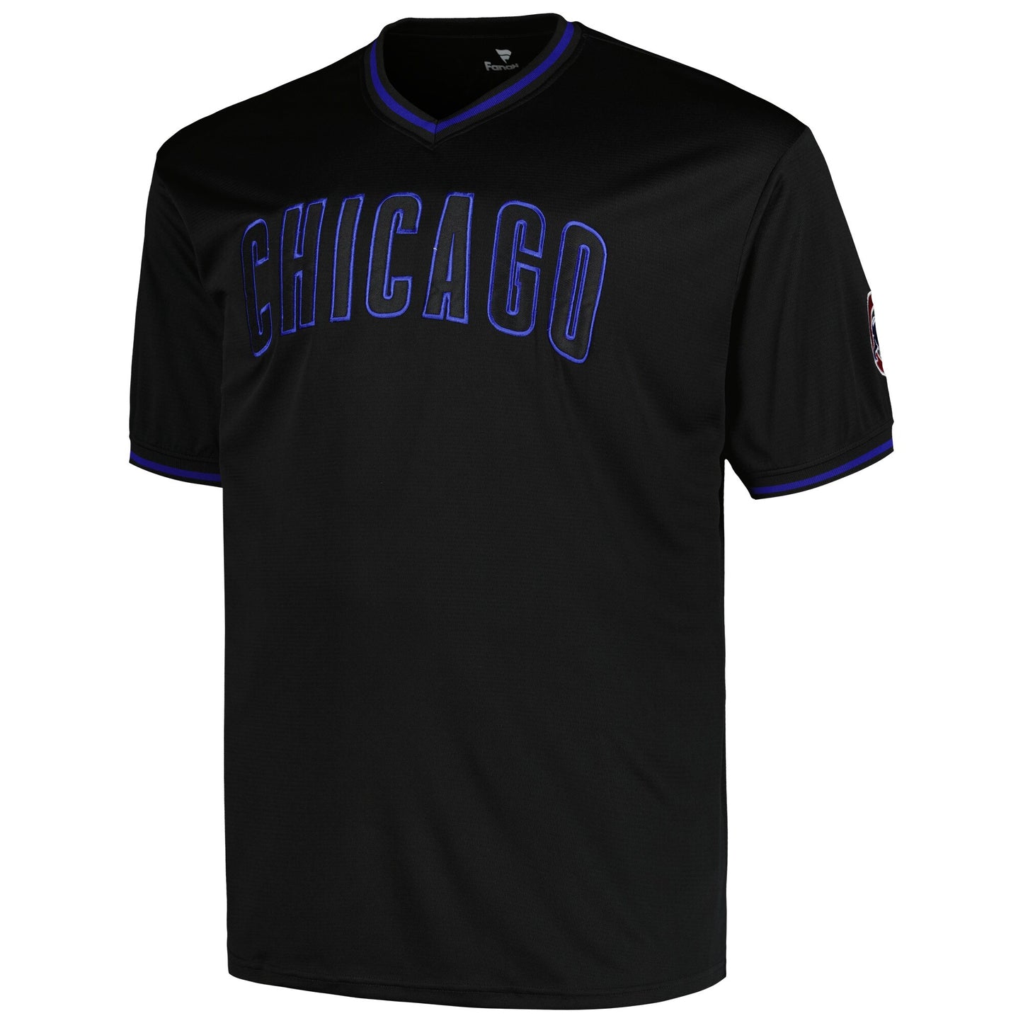 Chicago Cubs Profile Big &amp;amp; Tall Pop Fashion Jersey - Black