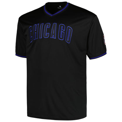 Chicago Cubs Profile Big &amp;amp; Tall Pop Fashion Jersey - Black