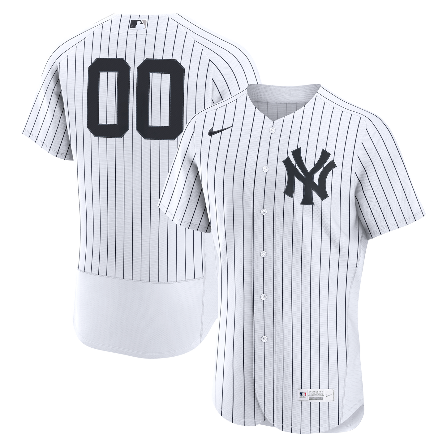 New York Yankees Nike Home Authentic Custom Jersey - White