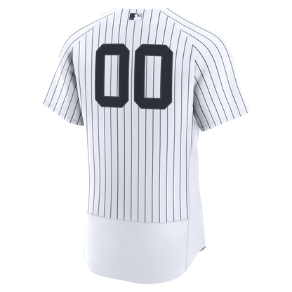 New York Yankees Nike Home Authentic Custom Jersey - White