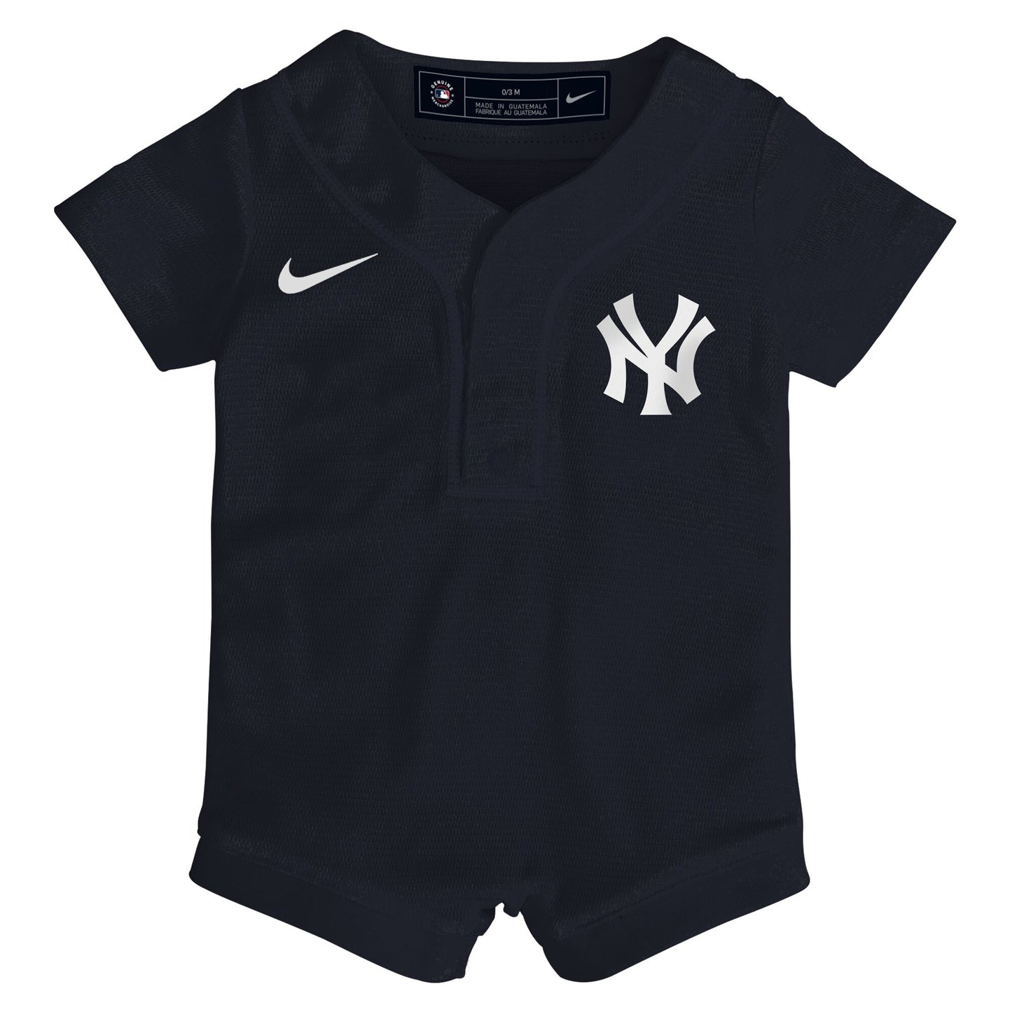 New York Yankees Nike Infant Alternate Replica Romper Jersey - Navy