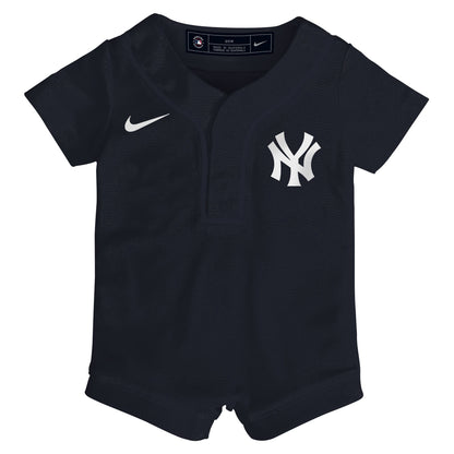 New York Yankees Nike Infant Alternate Replica Romper Jersey - Navy