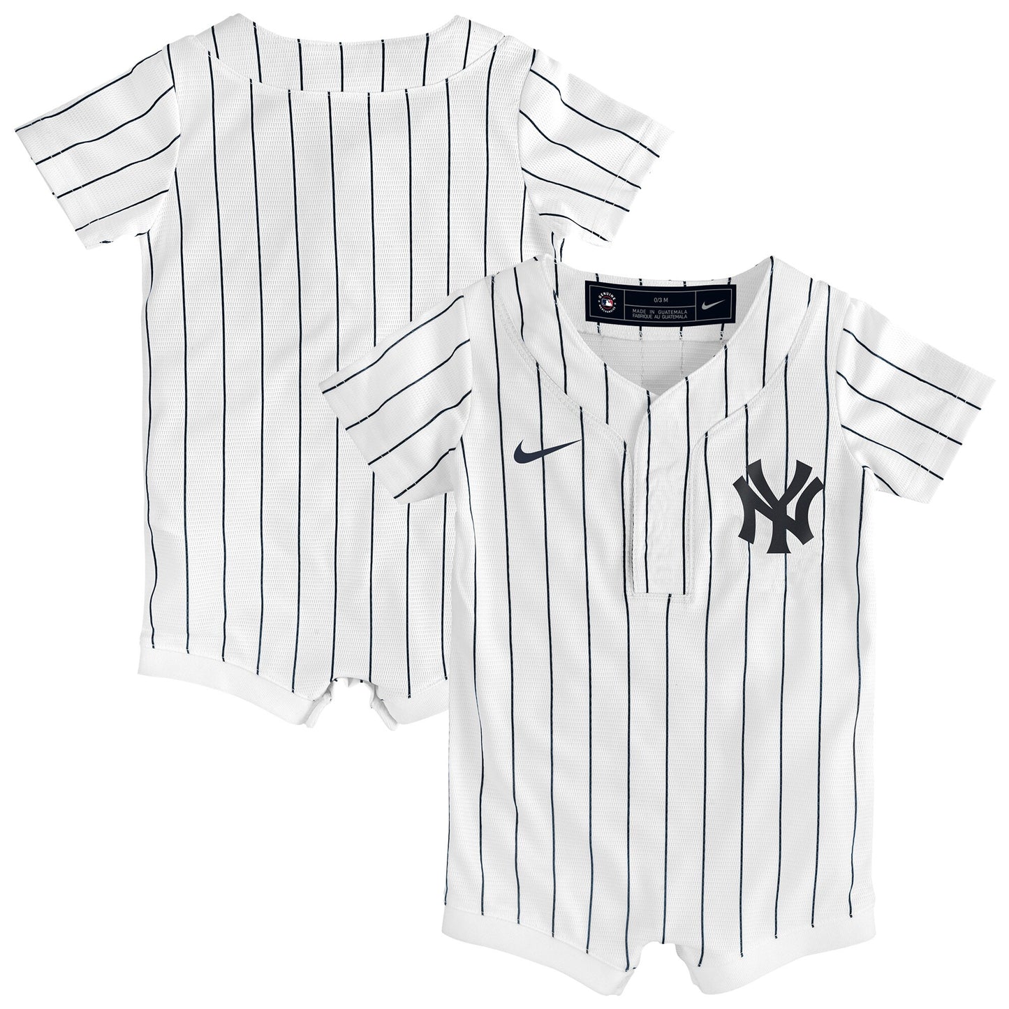 New York Yankees Nike Infant Home Replica Romper Jersey - White