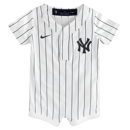 New York Yankees Nike Infant Home Replica Romper Jersey - White