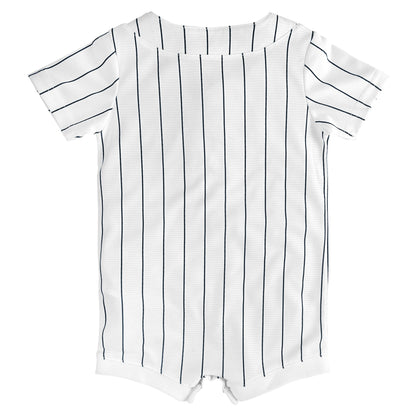 New York Yankees Nike Infant Home Replica Romper Jersey - White