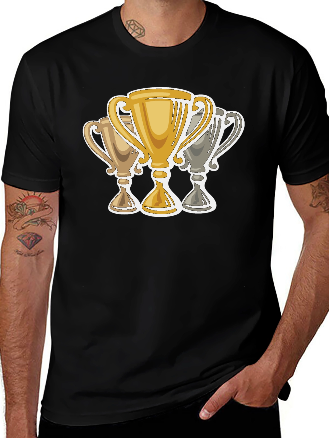 Trophy Graphic Black T-Shirt