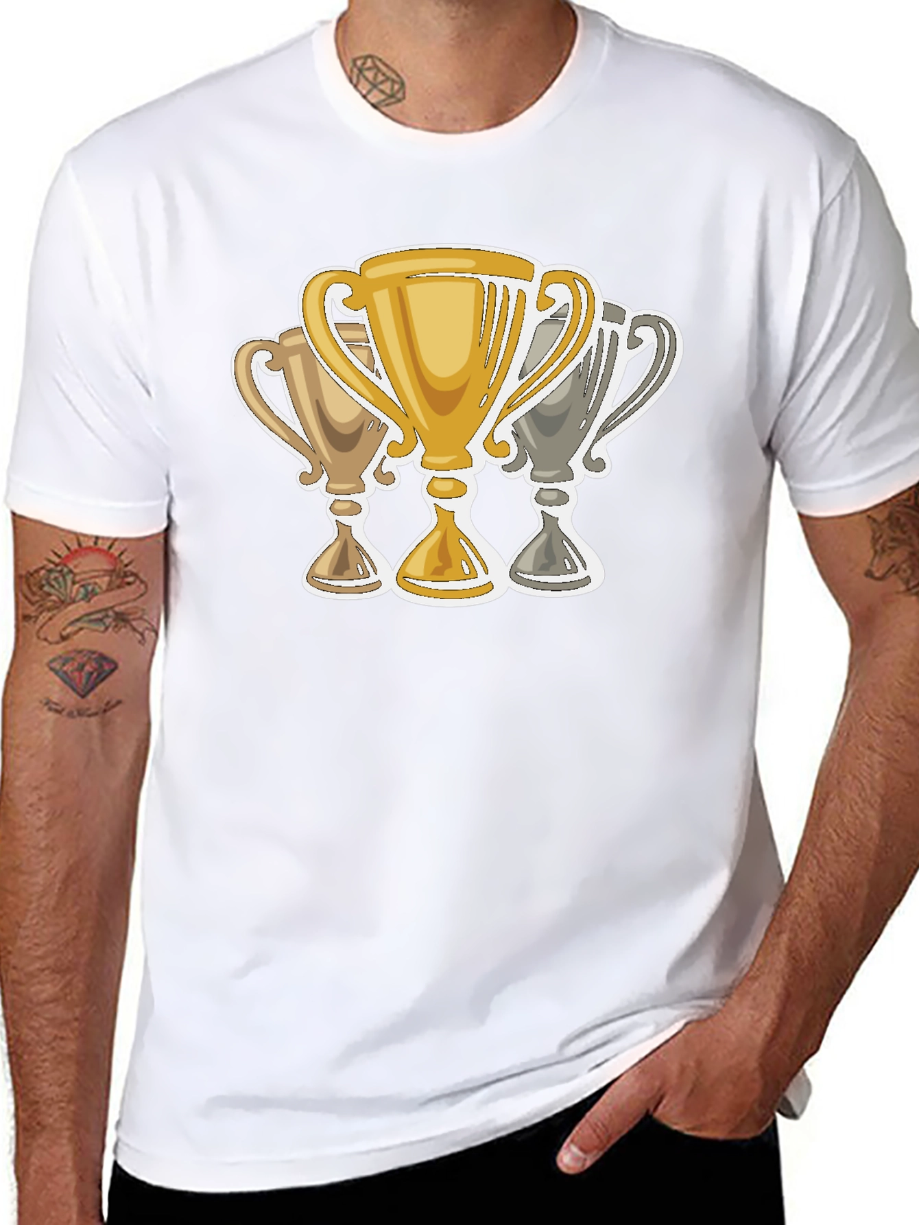 Trophy Graphic Black T-Shirt