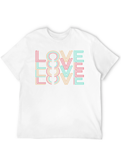 Retro LOVE Graphic Tee - Stylish Comfort