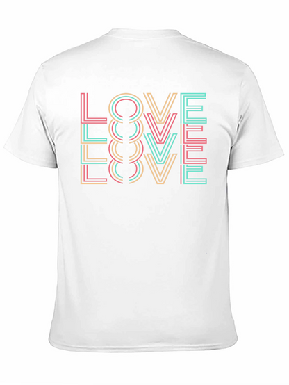 Retro LOVE Graphic Tee - Stylish Comfort