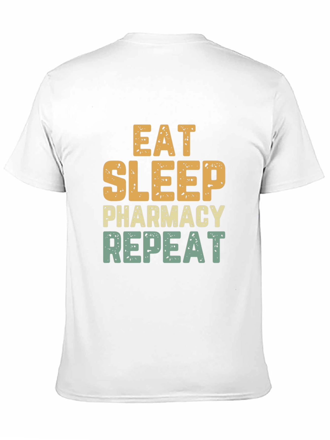 Eat Sleep Pharmacy Repeat Black Tee