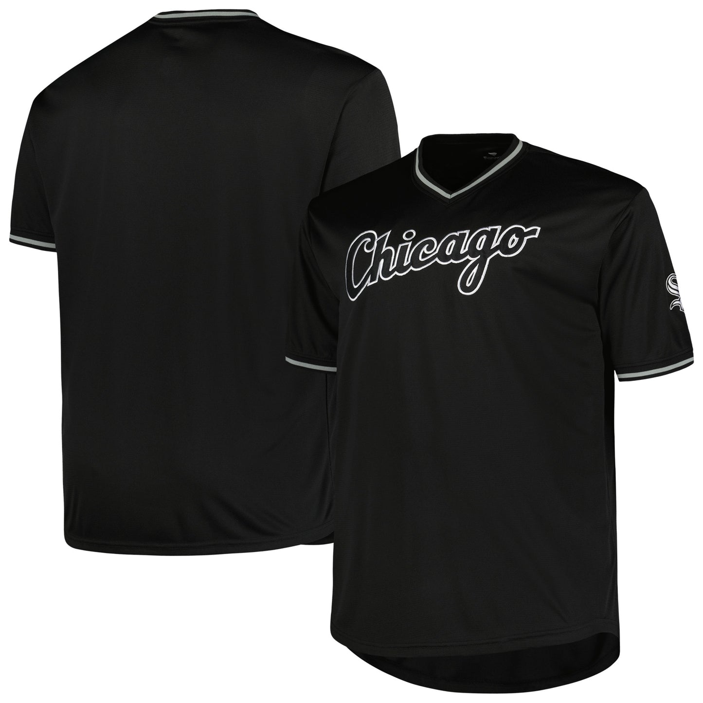 Chicago White Sox Profile Big &amp;amp; Tall Pop Fashion Jersey - Black