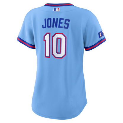 Chipper Jones Atlanta Braves Nike Women's 2026 City Connect Stadium Jersey - Powder Blue