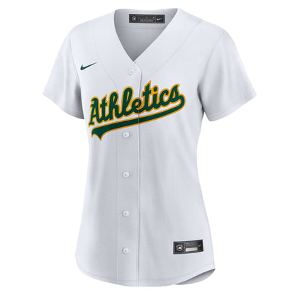 Nick Kurtz Athletics Nike Women's Home Replica Player Jersey - White