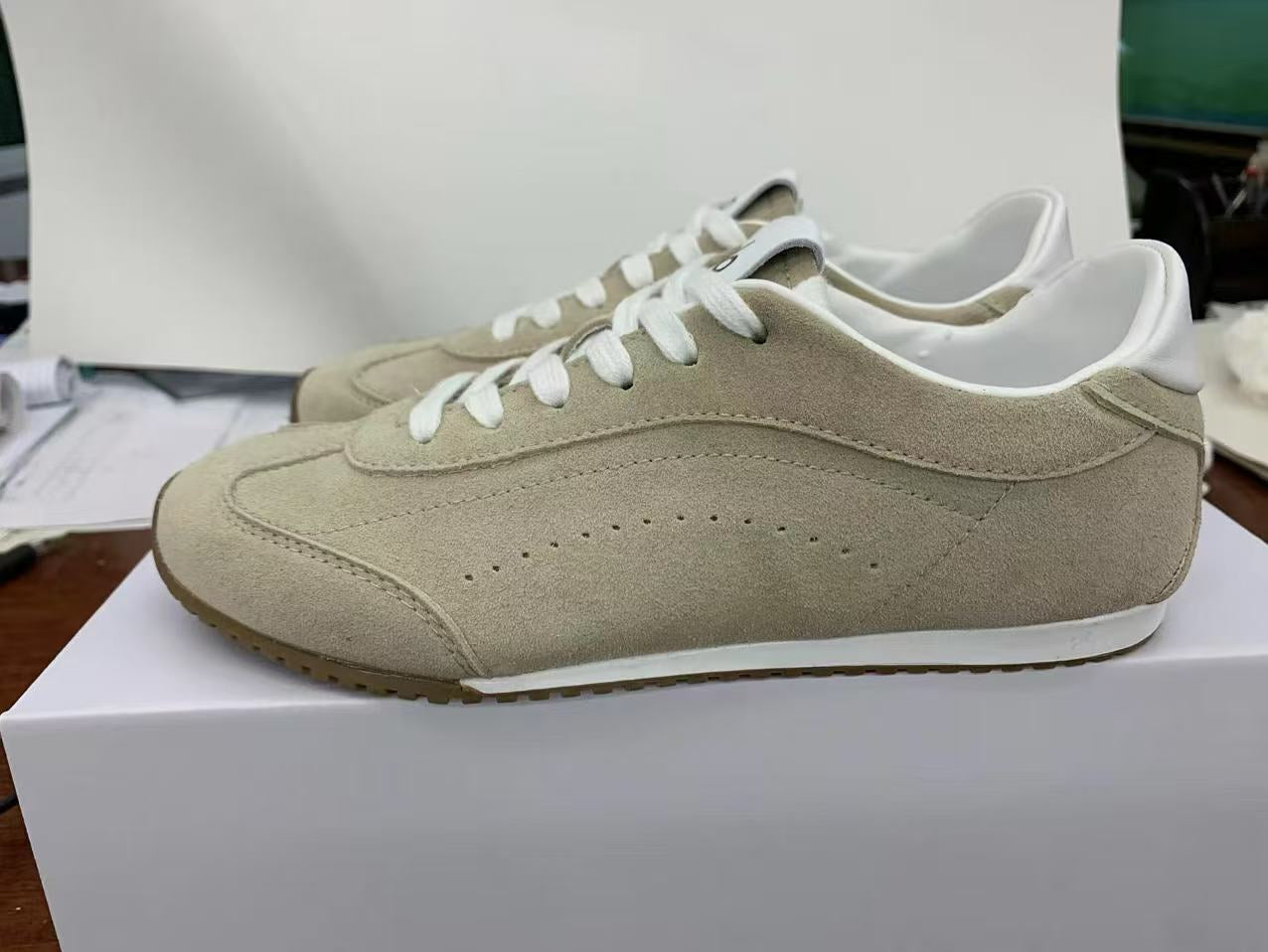 ALO Beige German training shoes