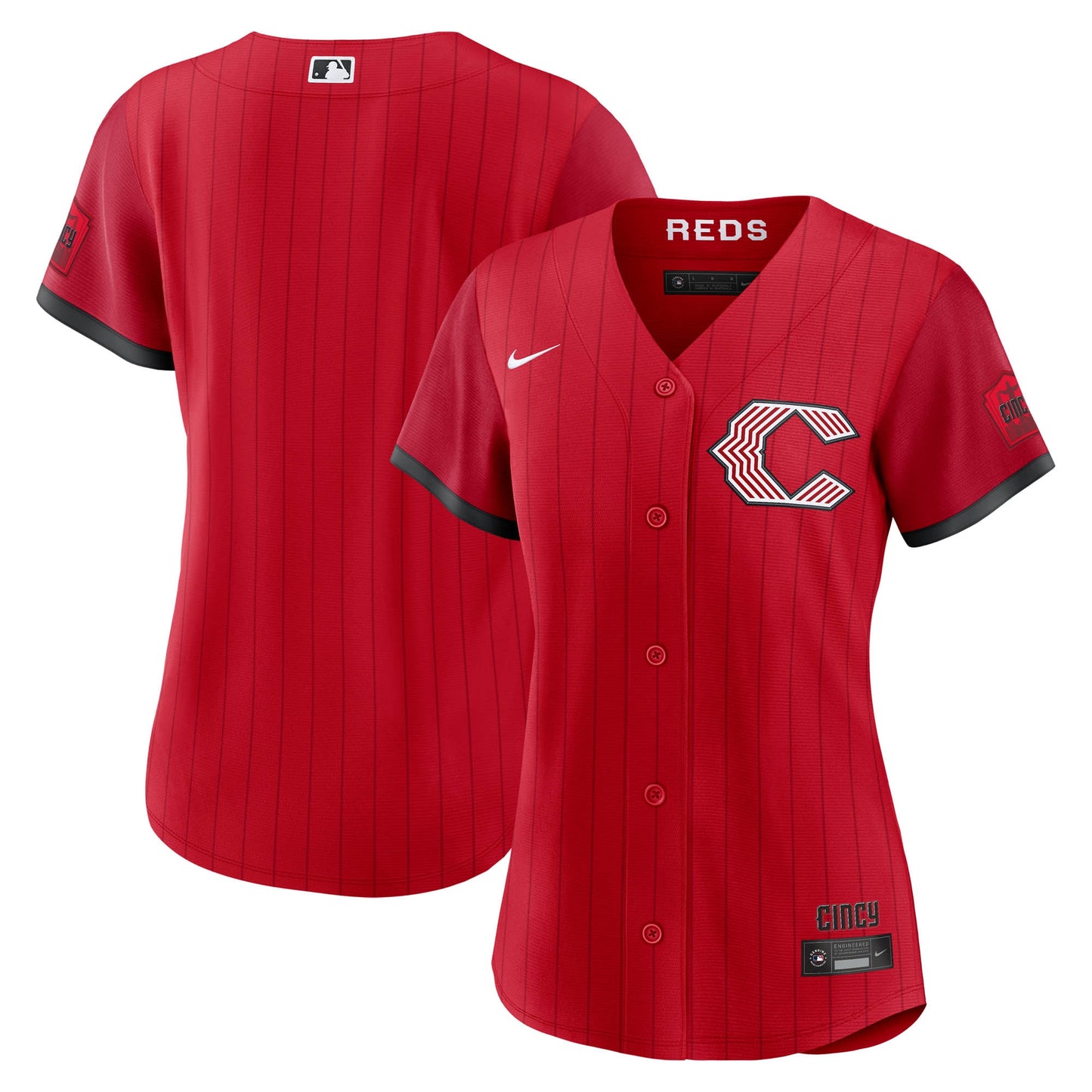Cincinnati Reds Nike Women's 2026 City Connect Stadium Jersey - Red