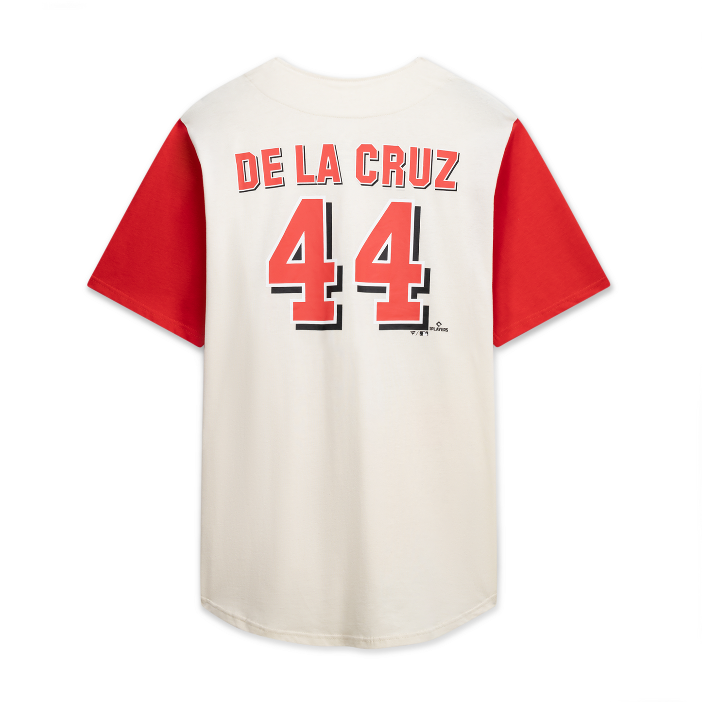 Cincinnati Reds Profile Big &amp;amp; Tall Two-Color Fashion Jersey - Cream/Red