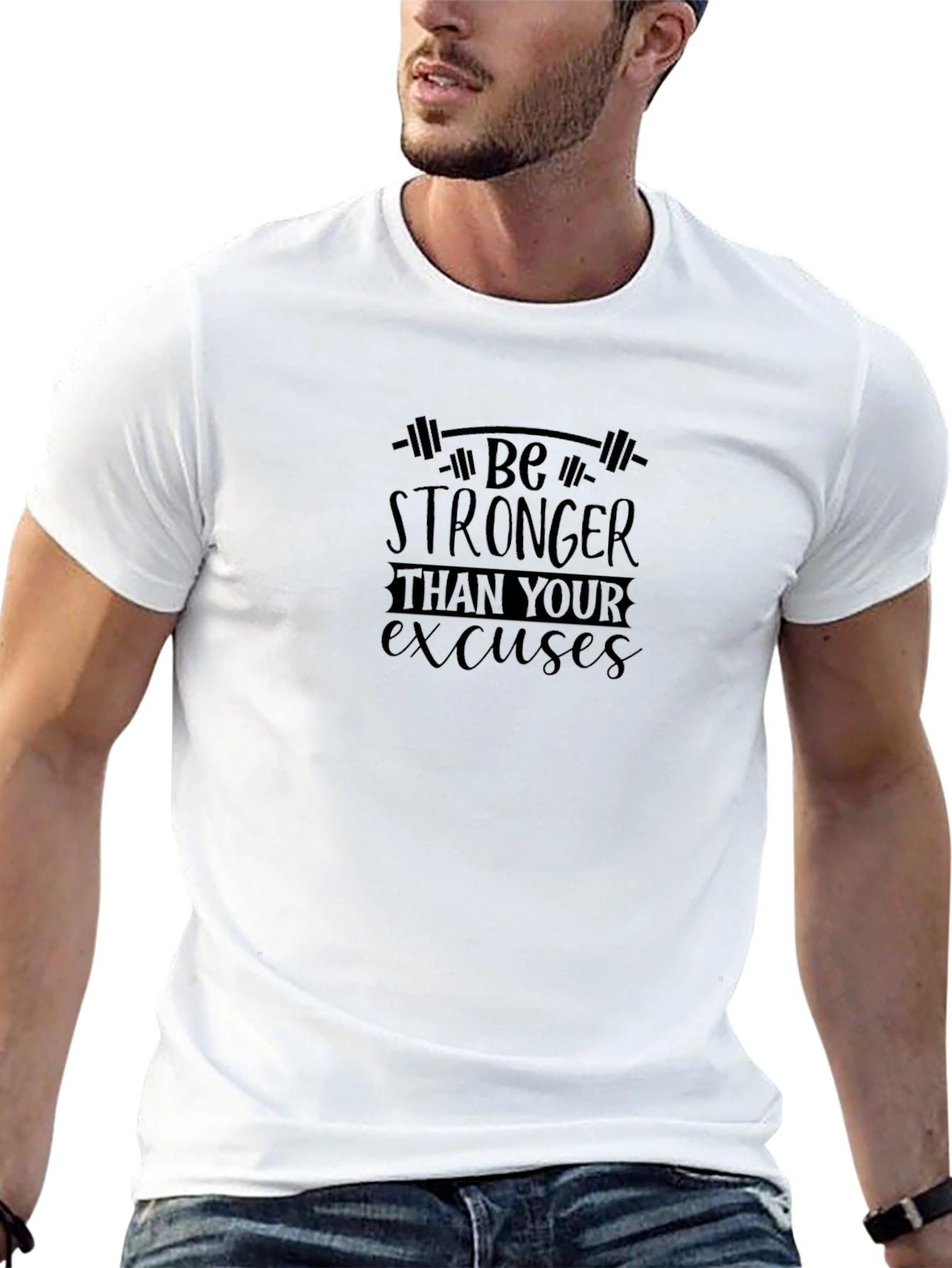 Be Stronger Black Graphic Tee