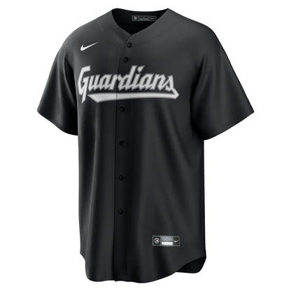 Cleveland Guardians Nike Replica Jersey - Black