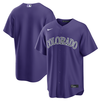 Colorado Rockies Nike Alternate Replica Jersey - Purple