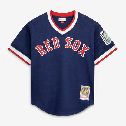 Pedro Martinez Boston Red Sox Mitchell &amp;amp; Ness Authentic Batting Practice Jersey - Navy